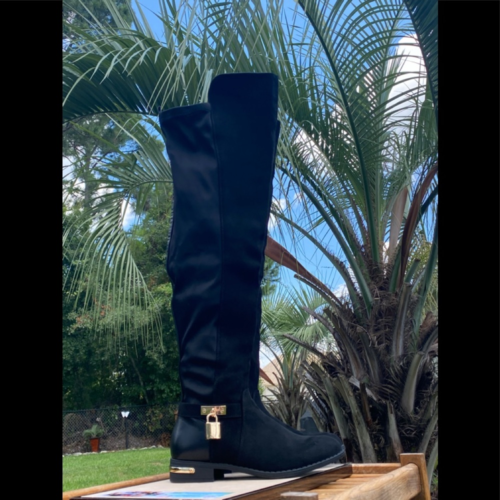 OVER THE KNEE BOOTS, New, WIDE 7.5, Just Fab